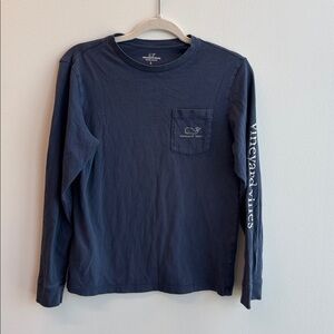 Vineyard Vines Dark Blue Long Sleeve Tee